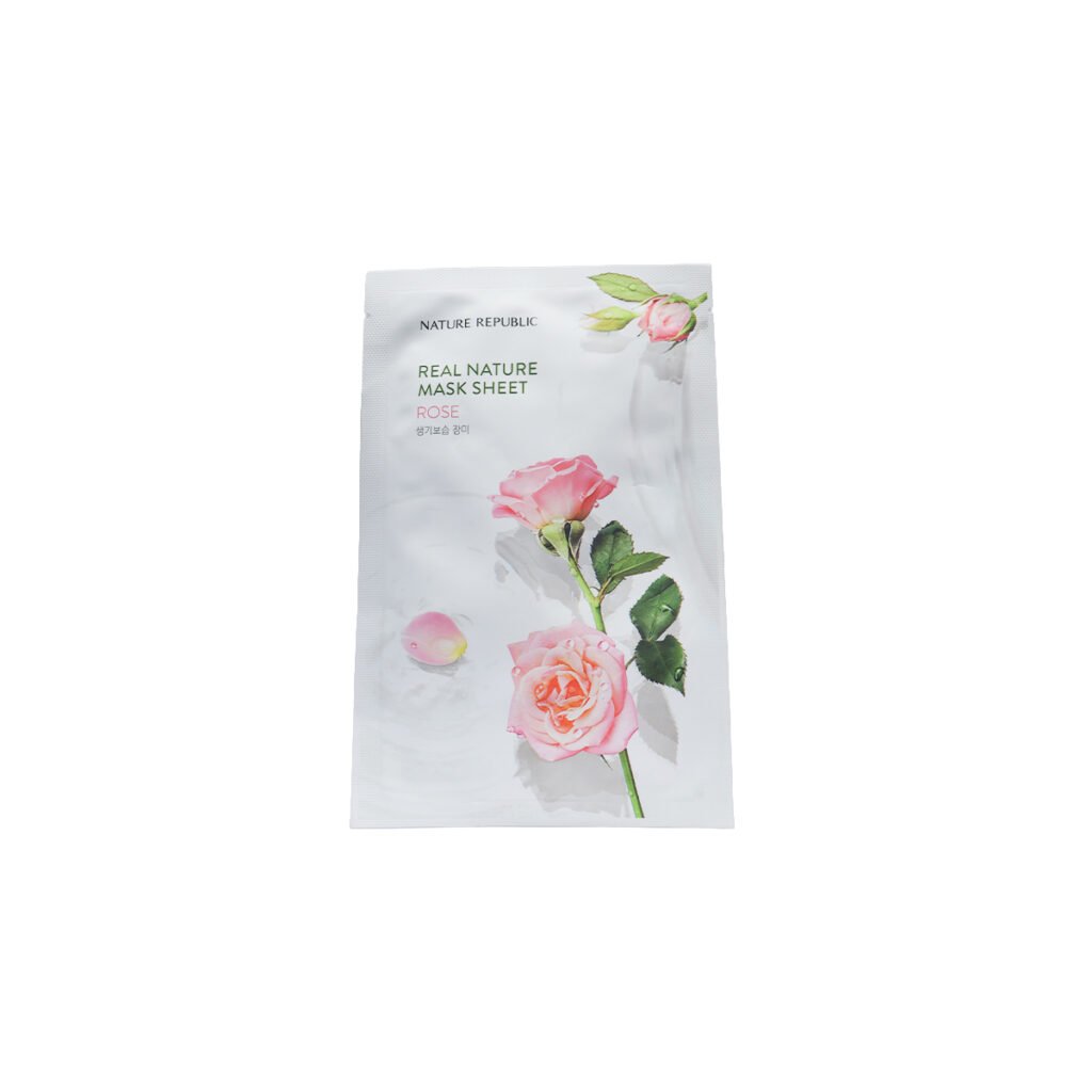 Nature Republic Real Nature Mask Sheet 23 ml – ROSE - Emart Skincare Bangladesh