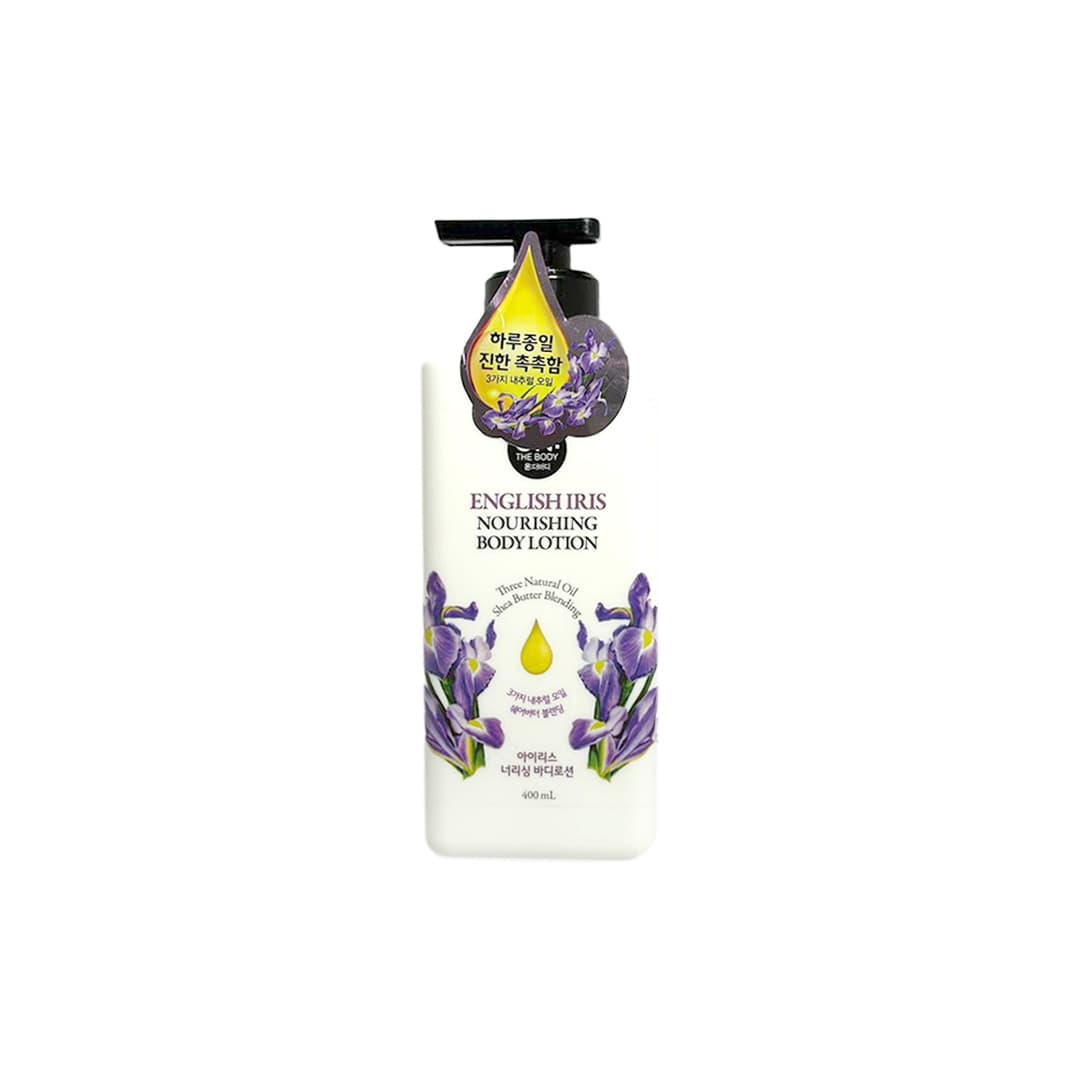 On the body English Iris Nourishing Body Lotion 400 ml - Emart Skincare Bangladesh