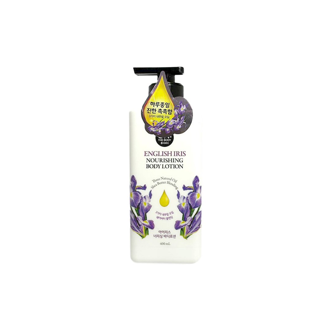On the body English Iris Nourishing Body Lotion 400 ml - Emart Skincare Bangladesh