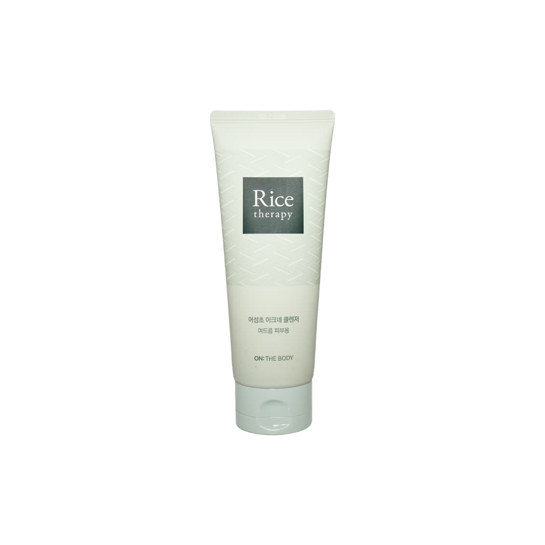 On The Body Rice Therapy Heartleaf Acne Cleanser 150ml - Emart Skincare Bangladesh