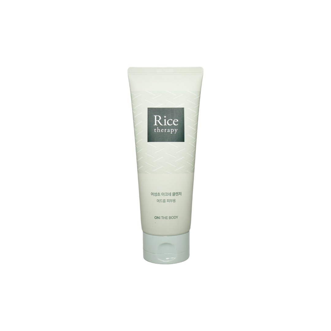 On The Body Rice Therapy Heartleaf Acne Cleanser 150ml - Emart Skincare Bangladesh
