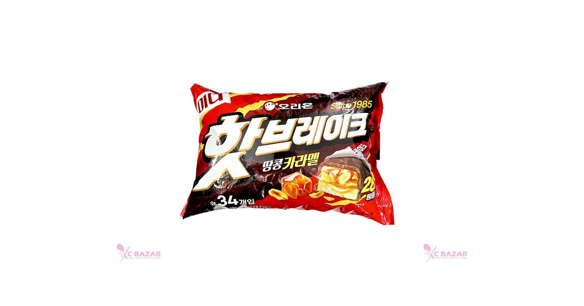 Orion Hot Break Peanut Caramel 455 g / 34 pieces - Emart Skincare Bangladesh