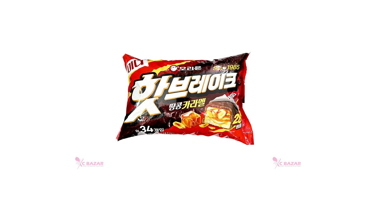 Orion Hot Break Peanut Caramel 455 g / 34 pieces - Emart Skincare Bangladesh