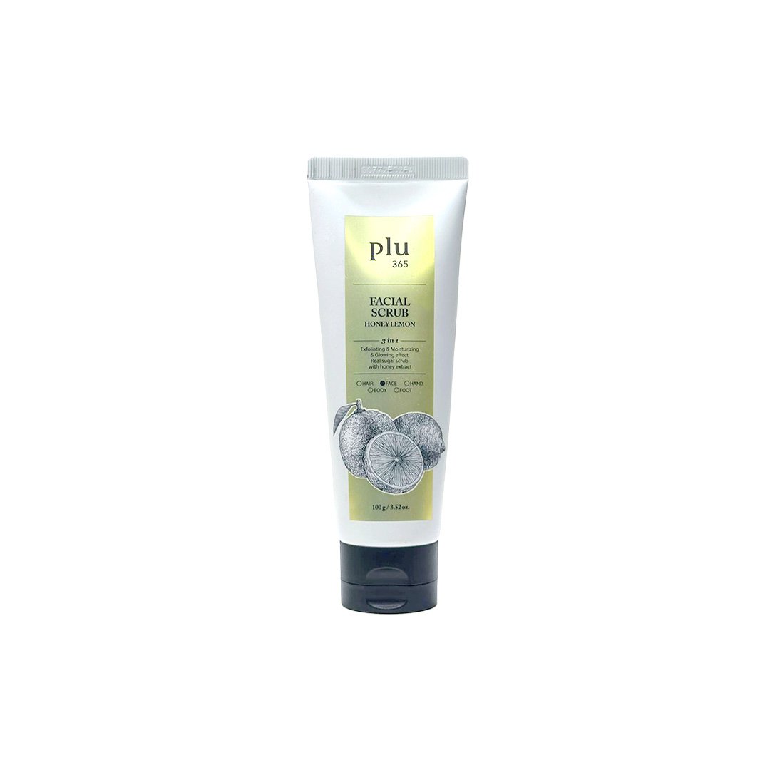 Plu 365 Facial Scrub Honey Lemon 100 g - Emart Skincare Bangladesh