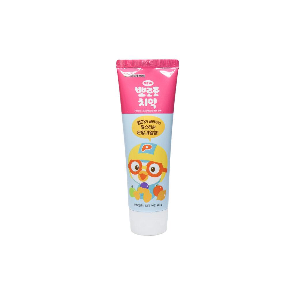 Pororo Toothpaste Fro Kids Mix Fruits(Pink) 90g - Emart Skincare Bangladesh