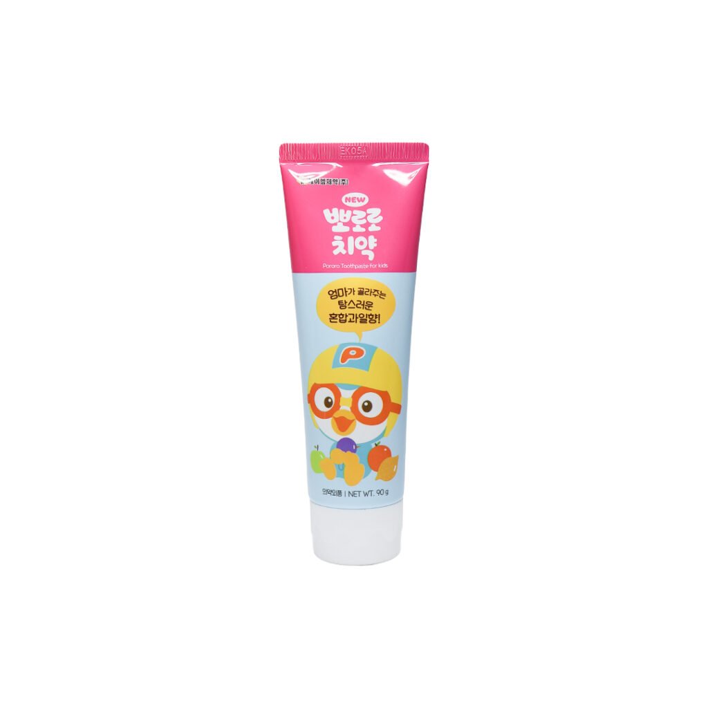 Pororo Toothpaste Fro Kids Mix Fruits(Pink) 90g - Emart Skincare Bangladesh
