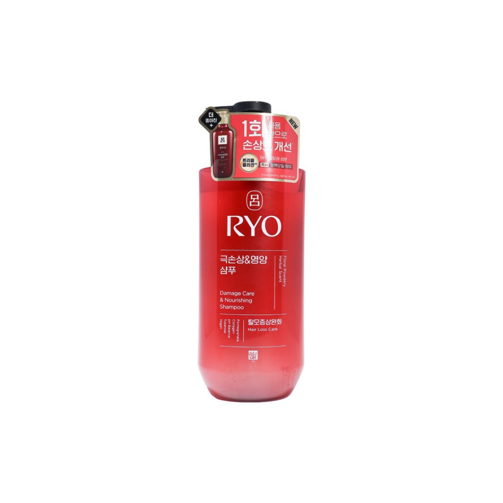 Ryo Damage Care & Nourishing Shampoo – Floral Powdery Herbal Scent 480 ml - Emart Skincare Bangladesh