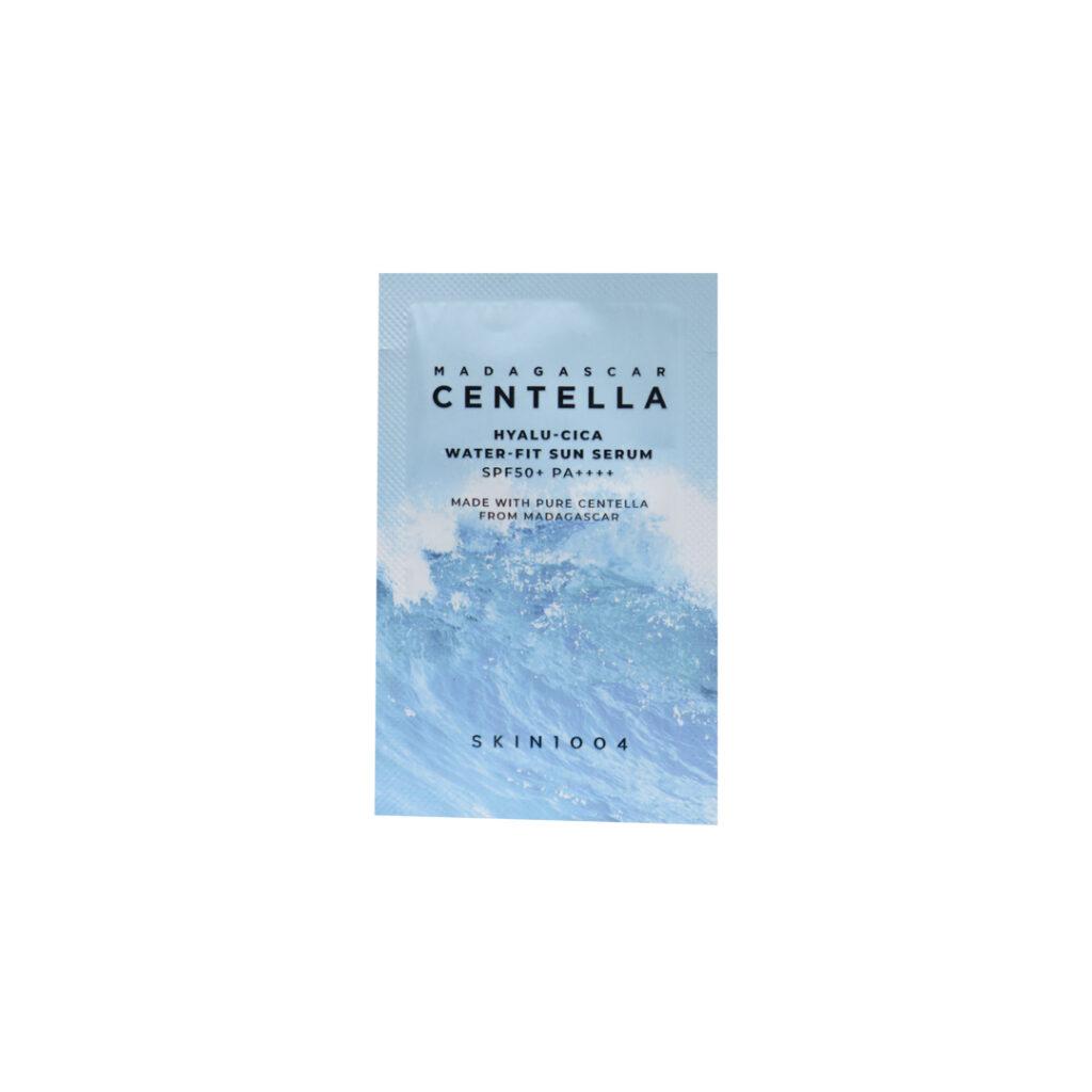 SKIN1004 Madagascar Centella Hyalu-Cica Water-Fit Sun Serum SPF 50+ PA++++ 1.5 ml - Emart Skincare Bangladesh