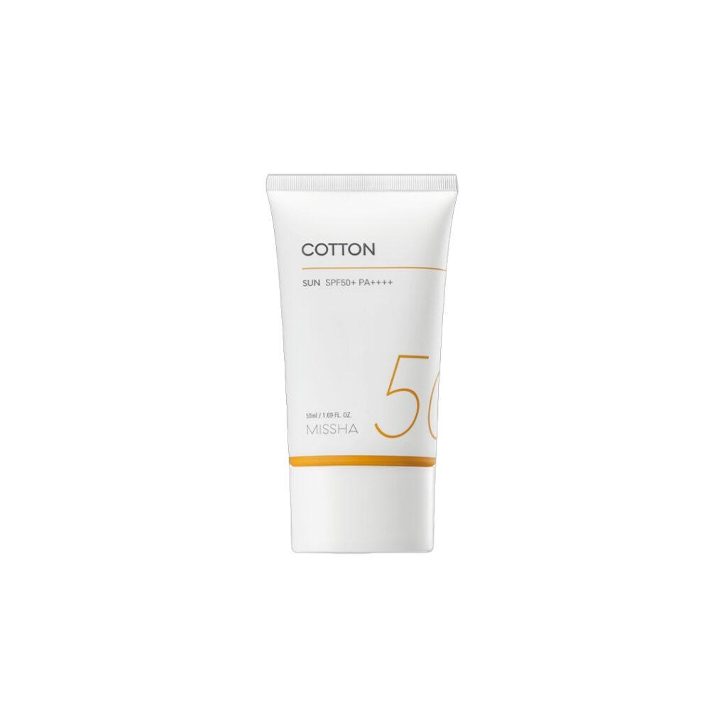 MISSHA Cotton Sun Block SPF 50+ 50ml - Emart Skincare Bangladesh