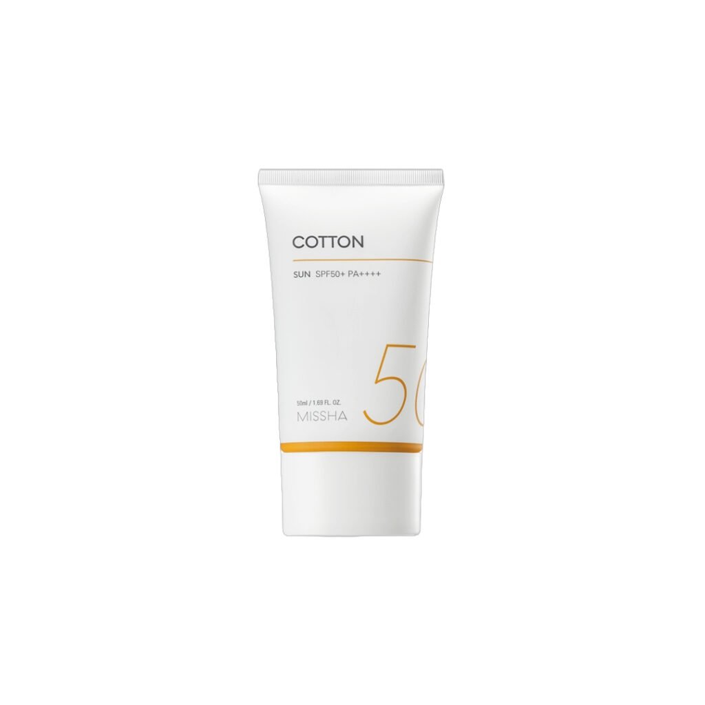 MISSHA Cotton Sun Block SPF 50+ 50ml - Emart Skincare Bangladesh