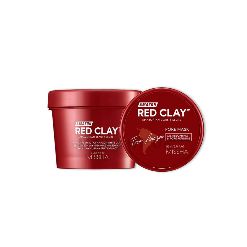 Missha Amazon Red Clay Pore Mask 110 ml - Emart Skincare Bangladesh