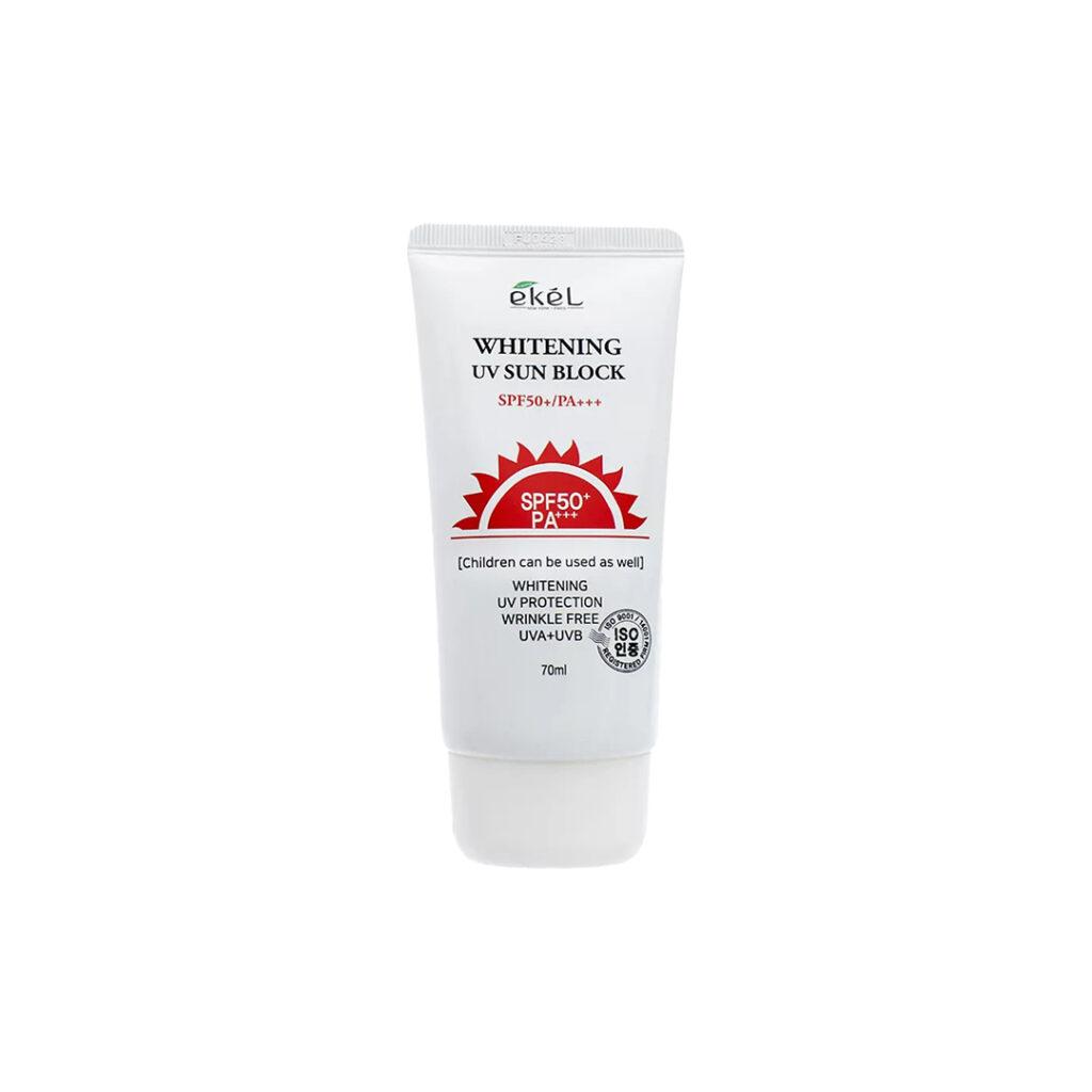 Ekel Whitening UV Sun Block SPF 50+/PA+++ 70 ml - Emart Skincare Bangladesh