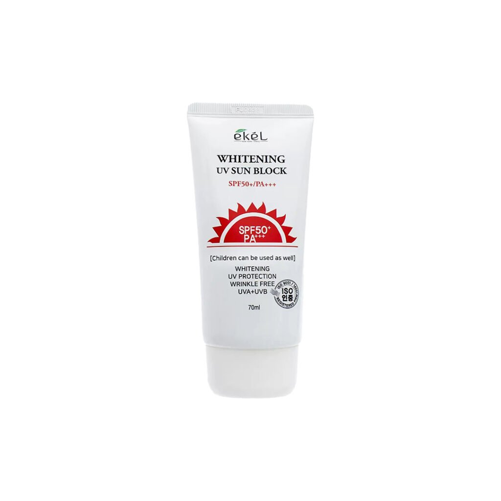 Ekel Whitening UV Sun Block SPF 50+/PA+++ 70 ml - Emart Skincare Bangladesh