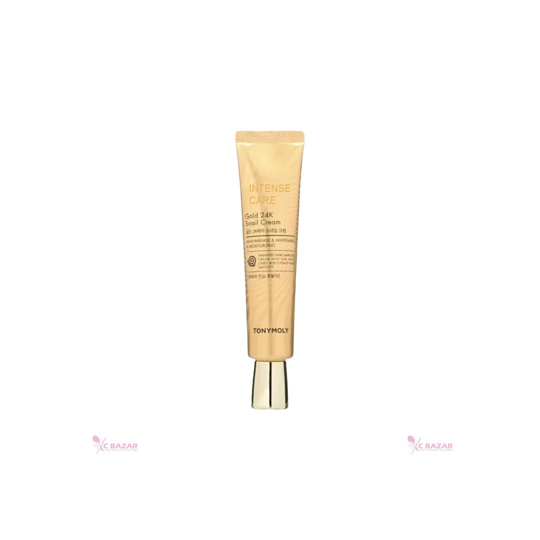 TONYMOLY Intense Care Gold 24k Snail Cream 45ml - Emart Skincare Bangladesh