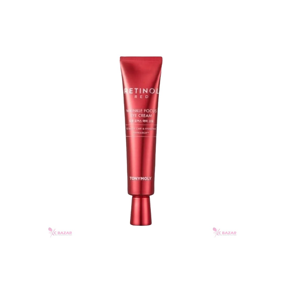 Tonymoly Red Retinol Wrinkle Focus Eye Cream 30 ml - Emart Skincare Bangladesh