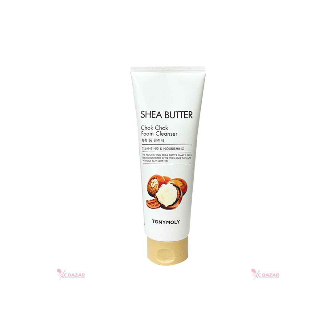 Tonymoly Shea Butter Chok Chok Foam Cleanser 250 ml face cleanser or face wash price in Bangladesh at Emart