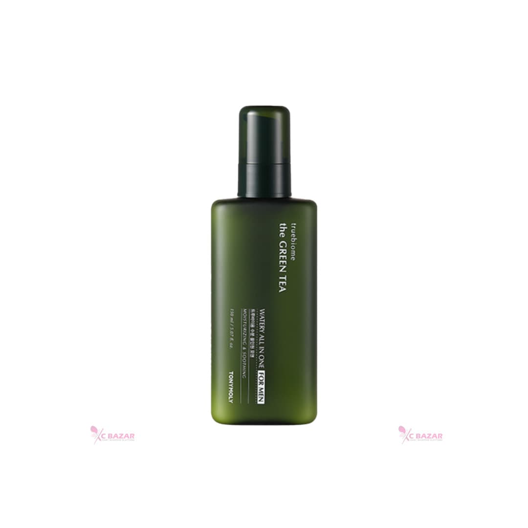 Tonymoly The Green Tea Truebiome Watery All In One For Men 150 ml Ship - Emart Skincare Bangladesh