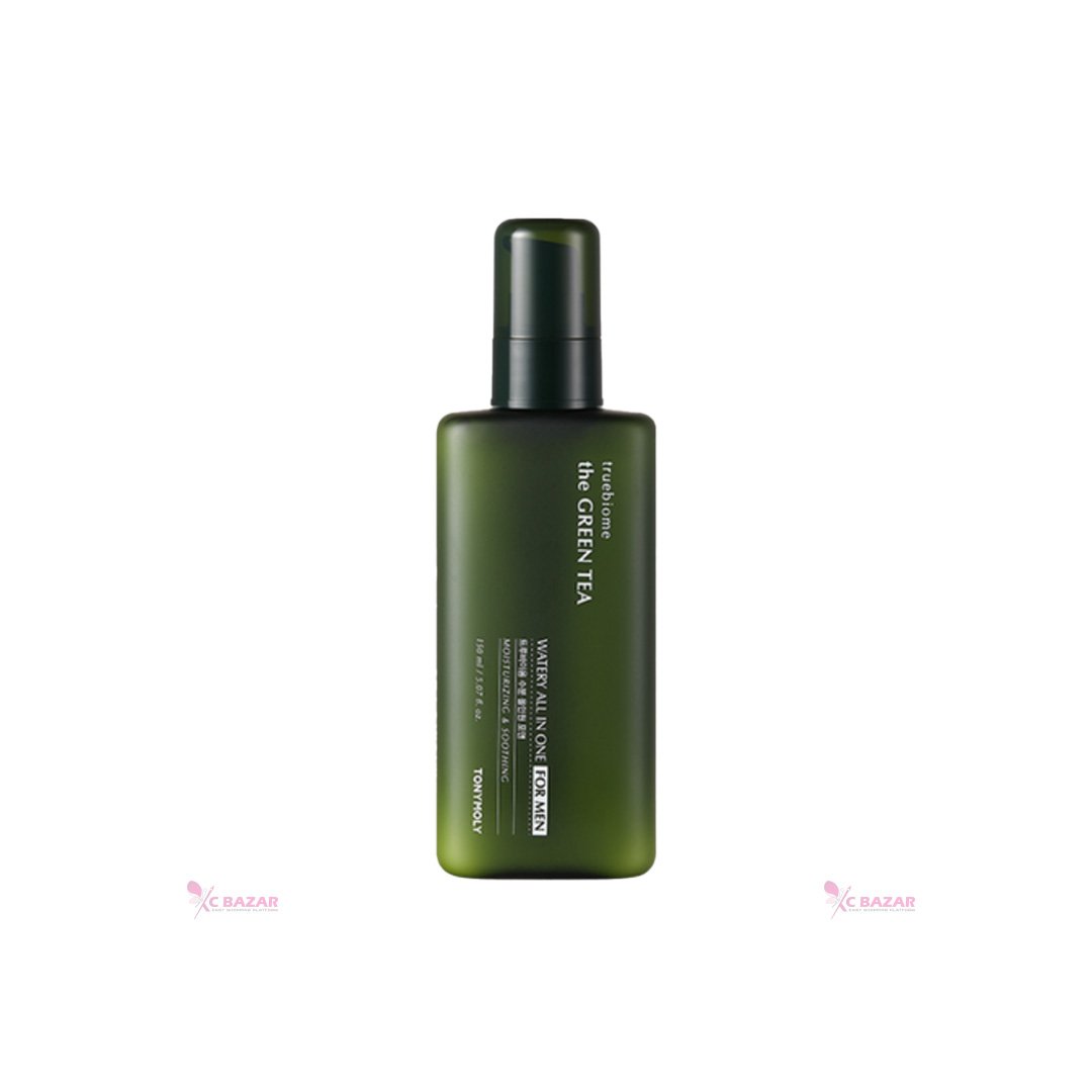 Tonymoly The Green Tea Truebiome Watery All In One For Men 150 ml Ship - Emart Skincare Bangladesh