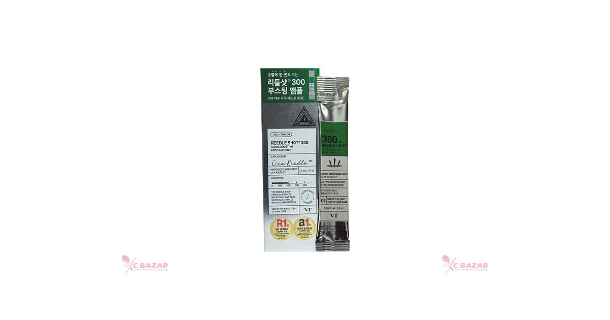 VT-COSMETICS Reedle Shot 300 Facial Boosting First Ampoule (6pcs Pack) - Emart Skincare Bangladesh
