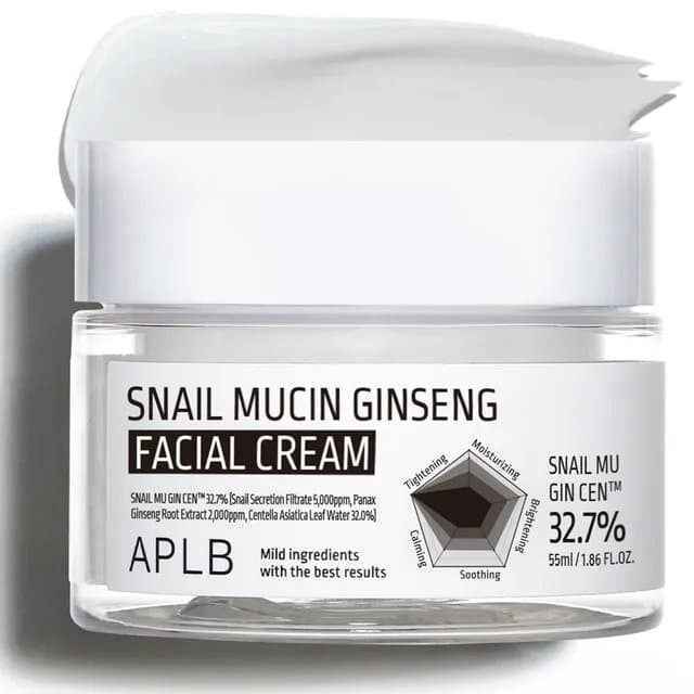 APLB Snail Mucin Ginseng Facial Cream 55ml - Emart Skincare Bangladesh