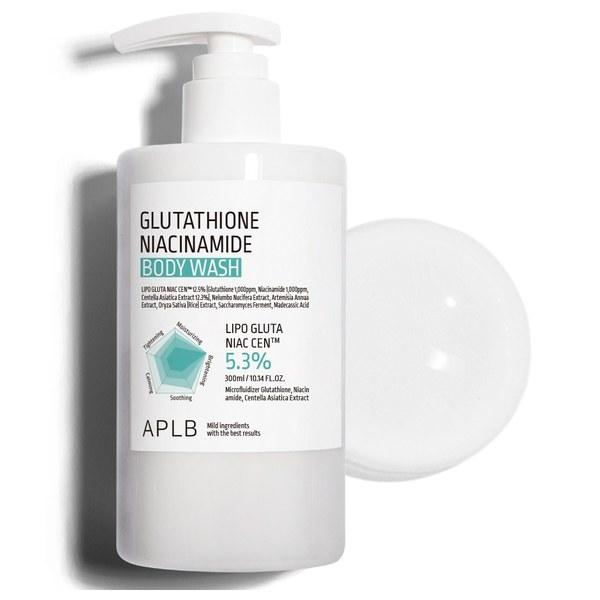 APLB Glutathione Niacinamide Body Wash 300ml - Emart Skincare Bangladesh