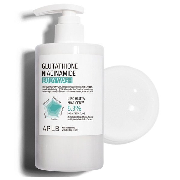 APLB Glutathione Niacinamide Body Wash 300ml - Emart Skincare Bangladesh