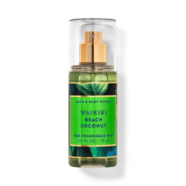 Bath and Body Works Waikiki Beach Coconut Fine Fragrance Mist 75ml - Emart Skincare Bangladesh