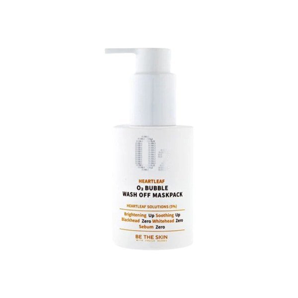 Be The Skin Heartleaf O2 Bubble wash off maskpack 120g - Emart Skincare Bangladesh