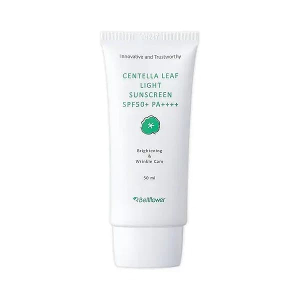 Bellflower Centella Leaf Light Sunscreen SPF50+ PA++++ – 50ml - Emart Skincare Bangladesh