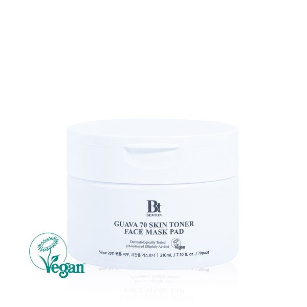 BENTON Guava 70 Skin Toner Face Mask Pad 210ml (70pads) - Emart Skincare Bangladesh