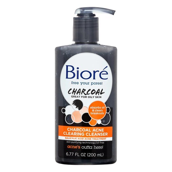 Bioré Charcoal Acne Clearing Cleanser 200ml - Emart Skincare Bangladesh