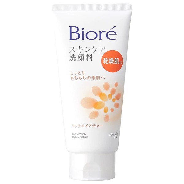 Biore Skin care Facial Wash Rich Moisture For Dry Skin 130g - Emart Skincare Bangladesh