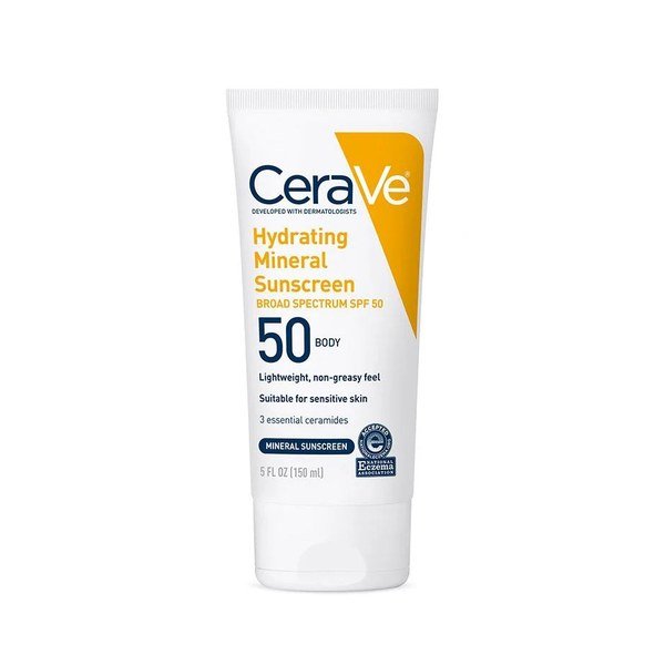 CeraVe Hydrating Mineral Body Sunscreen Broad Spectrum SPF 50 150ml Price in Bangladesh | Emart