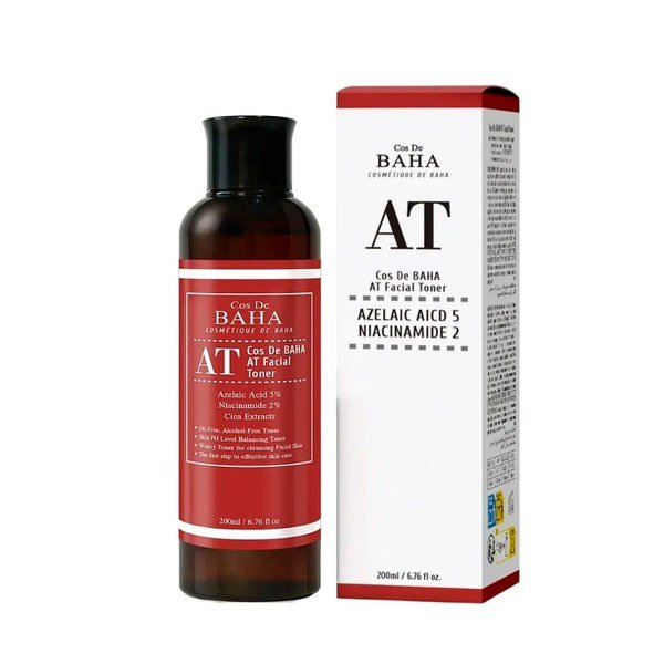 Cos De BAHA Azelaic Acid 5%, Niacinamide 2% Facial Toner AT 200ml - Emart Skincare Bangladesh