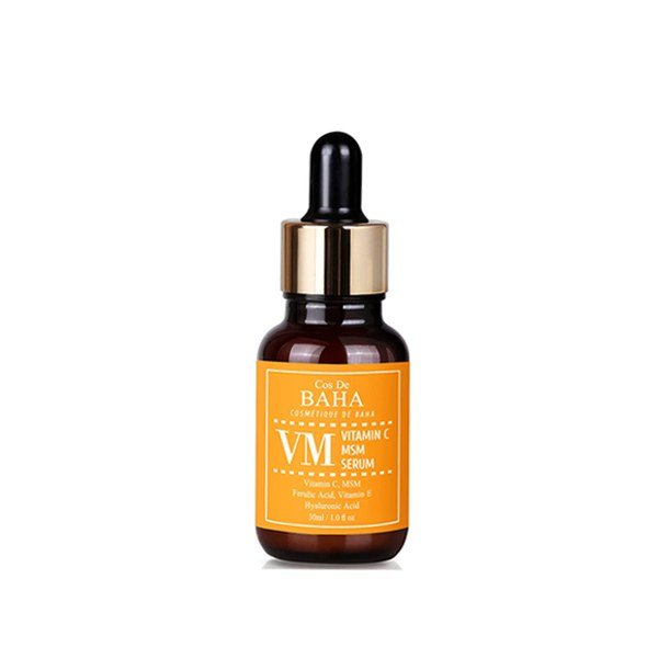 Cos De BAHA Vitamin C Facial Serum with MSM (VM)-30ml - Emart Skincare Bangladesh