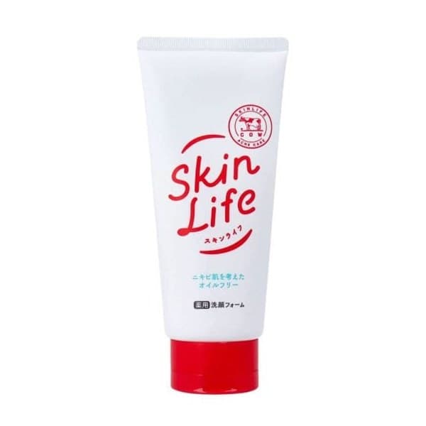 Cow brand Skin Life Facial Cleansing Foam Medicated Acne Care 130g - Emart Skincare Bangladesh