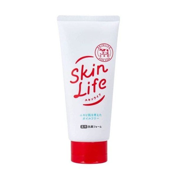 Cow brand Skin Life Facial Cleansing Foam Medicated Acne Care 130g - Emart Skincare Bangladesh