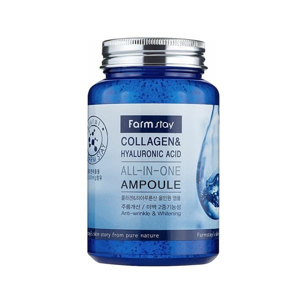Farm Stay Collagen Hyaluronic Acid All-In One Ampoule 250ml - Emart Skincare Bangladesh
