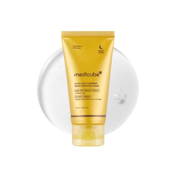 Medicube Kojic Acid Turmeric Night Wrapping Mask 75ml - Emart Skincare Bangladesh