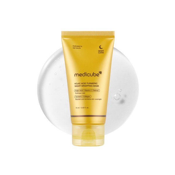 Medicube Kojic Acid Turmeric Night Wrapping Mask 75ml - Emart Skincare Bangladesh
