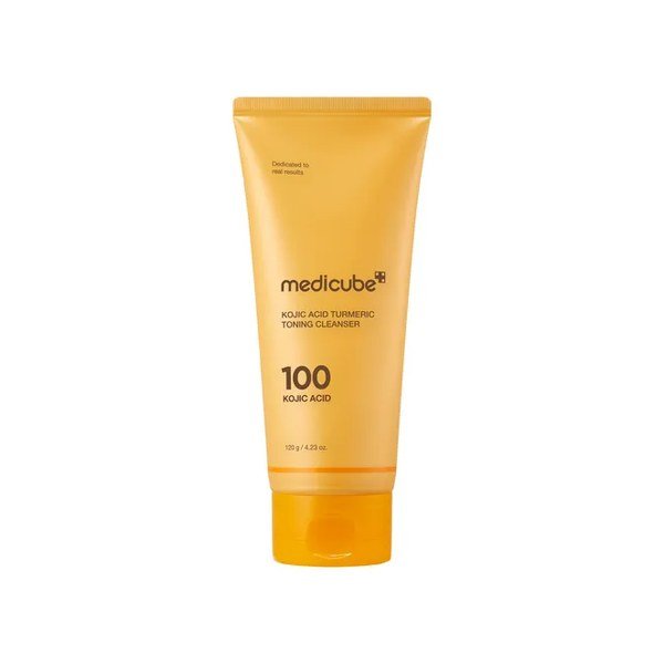 Medicube KOJIC ACID TURMERIC TONING CLEANSER 120g - Emart Skincare Bangladesh