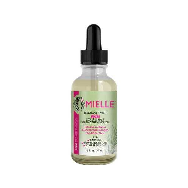Mielle Organics Rosemary Mint Light Scalp & Hair Strengthening Oil 59ml - Emart Skincare Bangladesh