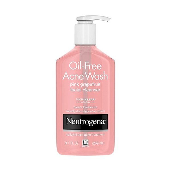 Neutrogena Oil-Free Acne Wash Pink Grapefruit Facial Cleanser 269ml - Emart Skincare Bangladesh