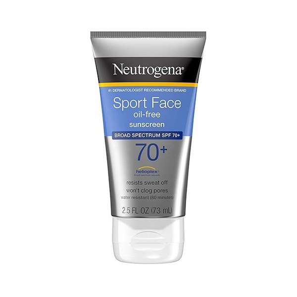 Neutrogena Sport Face Sunscreen SPF 70+ OilFree Facial Sunscreen Lotion 73ml - Emart Skincare Bangladesh