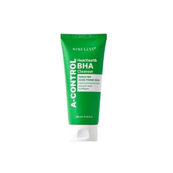 Nine Less A-Control Heartleaf & BHA Cleanser 120ml - Emart Skincare Bangladesh