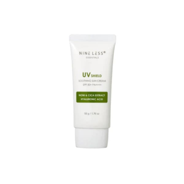 NINE LESS Essentials UV Shield Soothing Sun Cream SPF 50+ PA++++ 50g - Emart Skincare Bangladesh