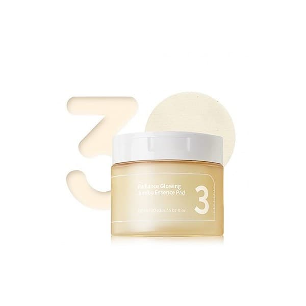 Numbuzin No.3 Radiance Glowing Jumbo Essence Pad 150ml - Emart Skincare Bangladesh
