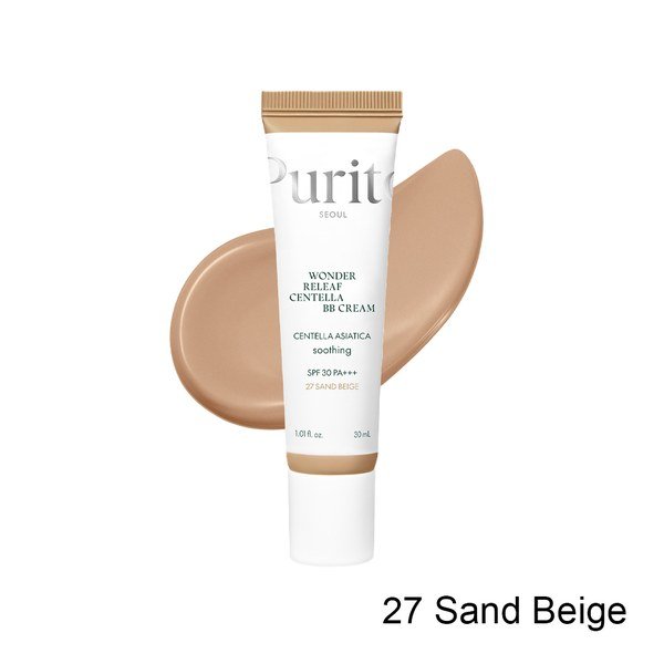 Purito Wonder Releaf Centella BB Cream SPF30 PA+++ (27 Sand Beige) 30ml - Emart Skincare Bangladesh