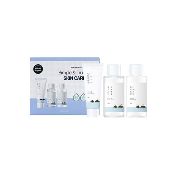 ROUND LAB On The Go Kit (Cleanser 40ml + Toner 50ml + Lotion 50ml) - Emart Skincare Bangladesh