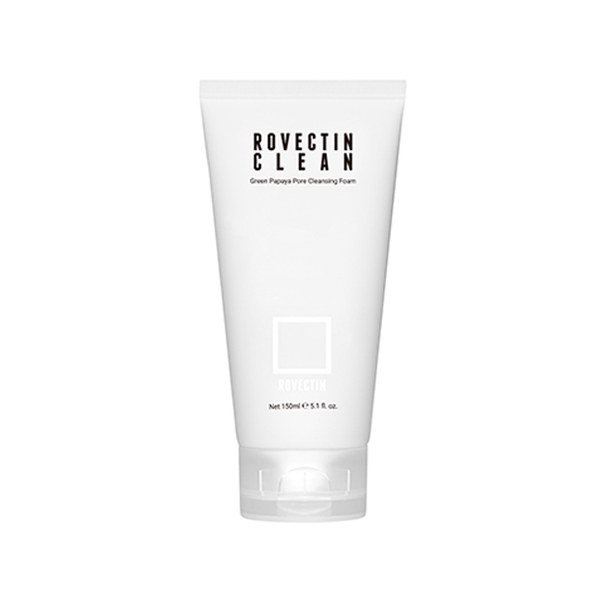 Rovectin Clean Green Papaya Pore Cleansing Foam 150ml face cleanser or face wash price in Bangladesh at Emart